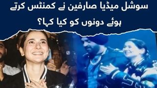 Superstar' Hania Aamir joins Diljit Dosanjh on stage at London concert #diljit dosanjh