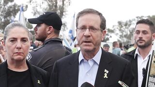 President Herzog says to bring peace, world 'must support Israel' _ AFP.
