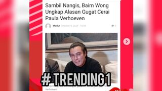 Viral vidio baim dan paula trending
