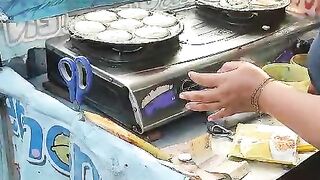 Traditional Indonesian cakes such as dorayaki
