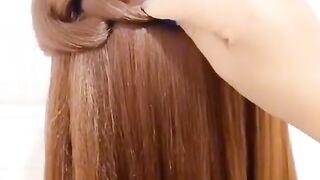#Simple hair style#