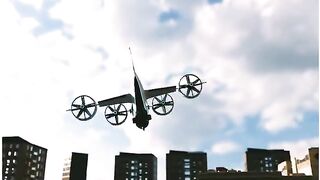 drone helicopter hybrid car