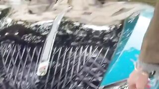 Watching people New modified car