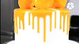 Beautiful orange cakes