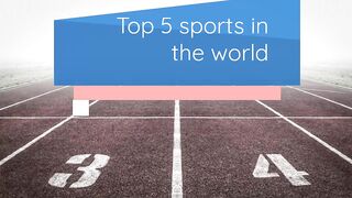 Top five most played sports in this world