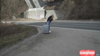 meet a beautiful girl on the street