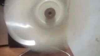 mini fan with wooden stand