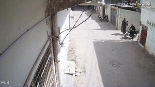 موٹر سائیکل چوری کی ویڈیو