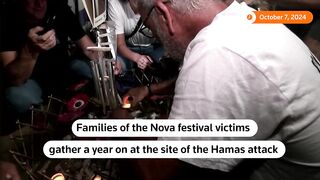 Families of Oct. 7 Nova festival victims gather one year on in Israel .