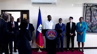 Haiti PM goes abroad for security support after gang massacre .