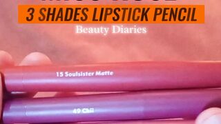Miss Rose Matte Lipstick Shade Chii, SoulSister and If only