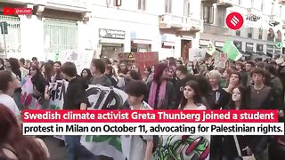 Greta Thunberg on Palestine Climate Activist Calls for Support of Palestinian Cause