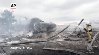 Gas station explosion in Russia's Grozny kills at least four people.