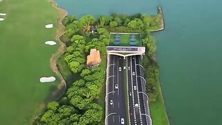 Undersea road in China