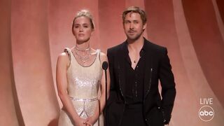 Oscars 2024_ Ryan Gosling and Emily Blunt exchange playful barbs at the Academy Awards