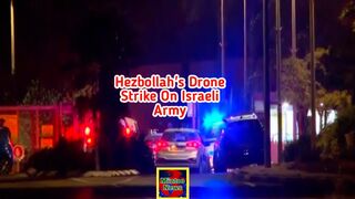 Four killed and dozens injured in Hezbollah drone strike
