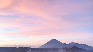 Sunrise From Bromo Mountain Indonesia