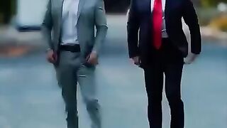 Elon and Donald Staying Alive Dance