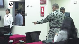 Peru ex-president Toledo appears in court to face corruption allegations.