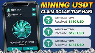 MINING USDT TERCEPAT 2024 - CARA MENGHASILKAN UANG DARI INTERNET - APLIKASI PENGHASIL UANG 2024