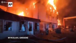 One woman killed, at least 16 injured in Russian strike on Ukraine's Mykolaiv.