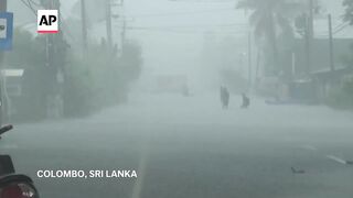 Sri Lanka closes schools as floods hammer the capital Colombo.