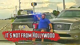 Women With Child in Car Rams Multiple People & Police Cars While Trying to Avoid Arrest