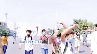 Rawalpindi has become a battlefield, fierce fighting between police and students is the latest situation in Rawalpindi