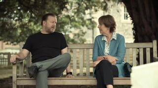 After Life - Ricky Gervais  A society grows great when old men plant trees...  Scene