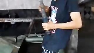 slaughtering cows