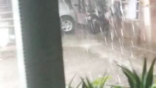 Haevy rain ASMR
