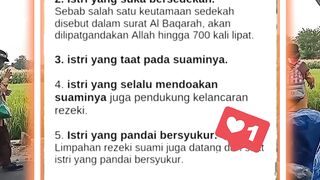 Sifat istri yang melancarkan rezeki