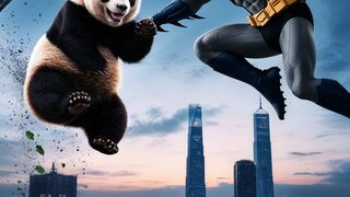BATMAN DAN PANDA HYBRID