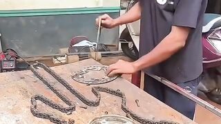 Making guitars from scrap metal