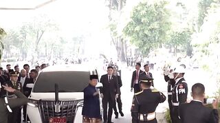Detik detik kedatangan Pak Prabowo Subianto jelang pelantikan.