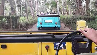 touring the villages on the outskirts of Borobudor temple