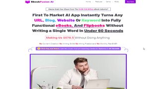 EbookFusion AI Review: Transform Any URL into Profitable eBooks