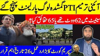 جعلی ترمیم 62 ووٹ 65 کیسے بنے؟ پی ٹی آئی کے غدار پچھلے دروازے سے اندر داخل