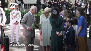 Mixed views in Australia on the UK royals during their first public appearance.