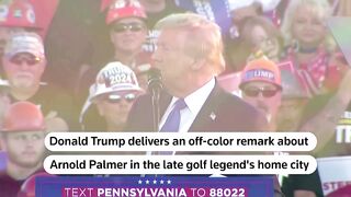'Arnold Palmer was all man,' Donald Trump says _ REUTERS.