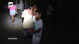 Disgruntled Cubans bang pots and pans as power outage crisis continues.