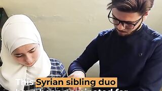 Syrian siblings' inventions nominated for global peace prize.