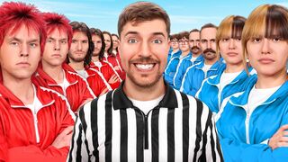 Mr Beast 100 Identical Twins Fight For $250,000