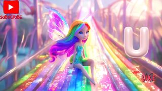 ???? Magical Unicorn Kids Rhyme Letter U????#nurseryrhymes #toodlersvideo #febspot #subscribe
