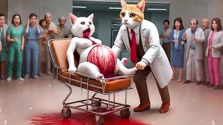 Prégnante cat sad story