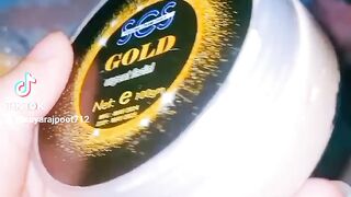 Peel gold of mask