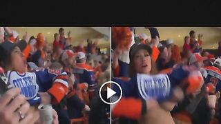 Oilers Fan Flashes To The Crowd Has Become Viral On Social Media