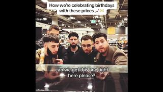 Happy birthday on budget