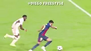 Lamine yamal best skill vs Bayer munchen