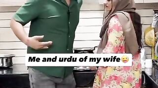 My wife language to different me